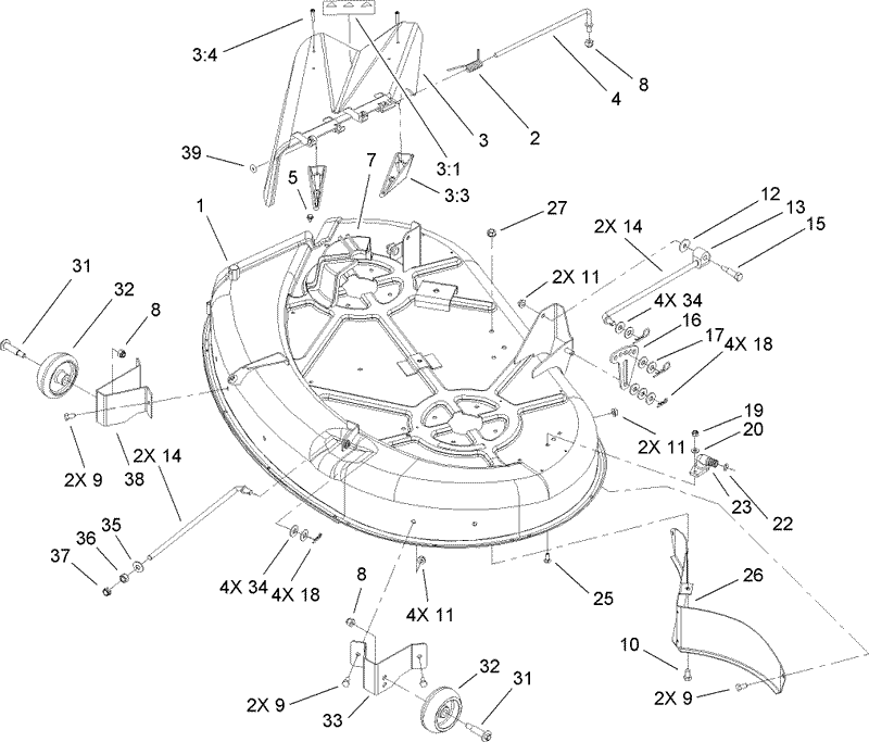 42in Deck Assembly