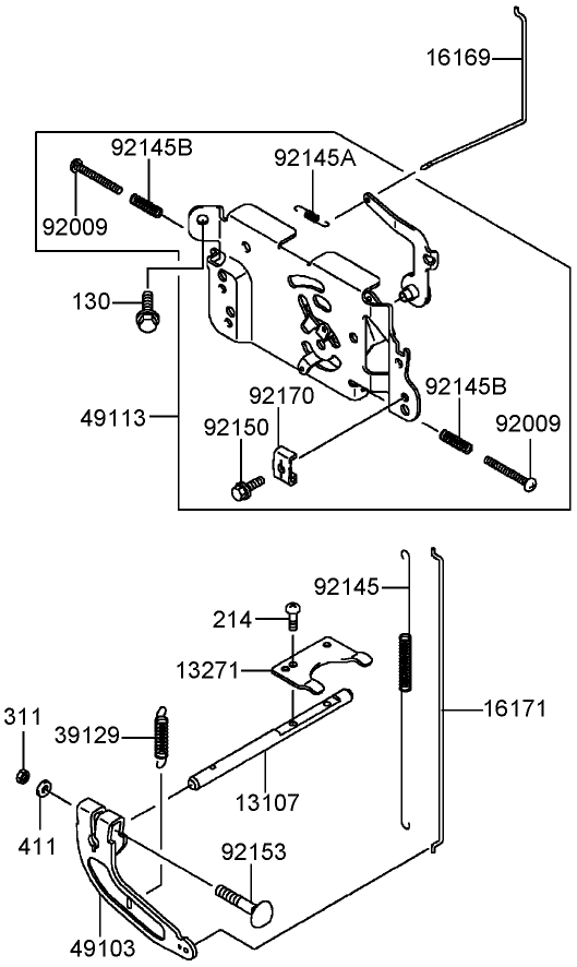 Control Equipment Assembly Kawasaki FH541V AS50