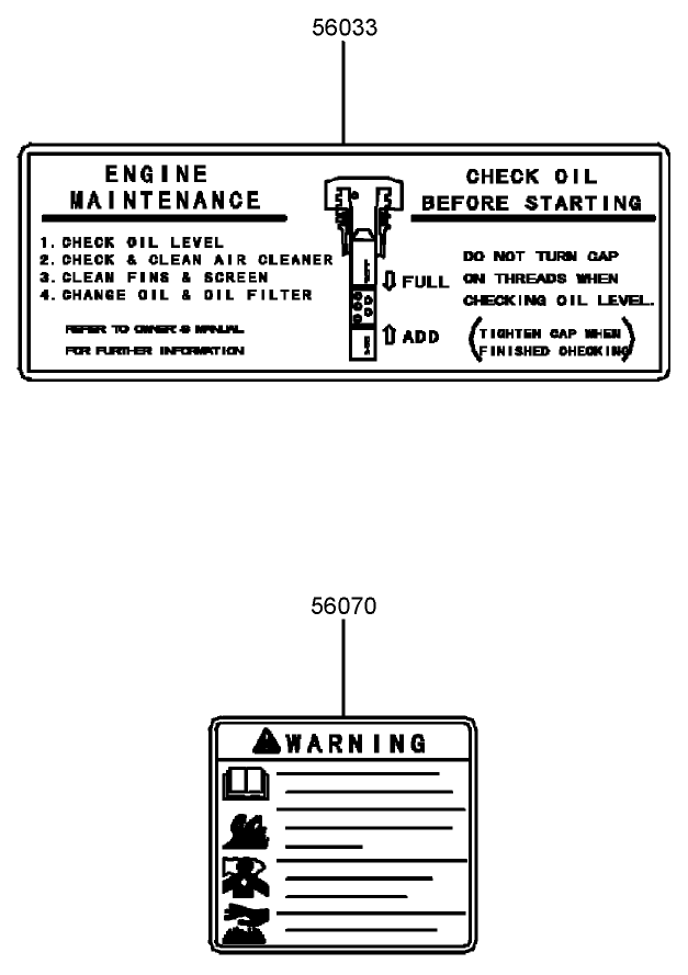 Decal Assembly Kawasaki FH541V BS50 R