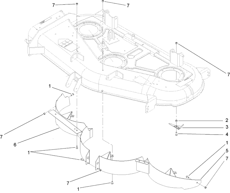 Deck Baffle Assembly