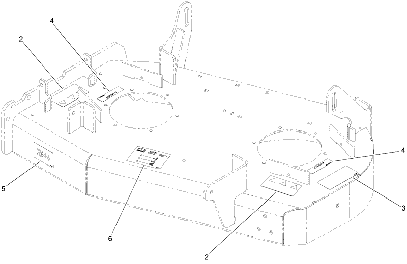 Deck Decal Assembly No 112 3841