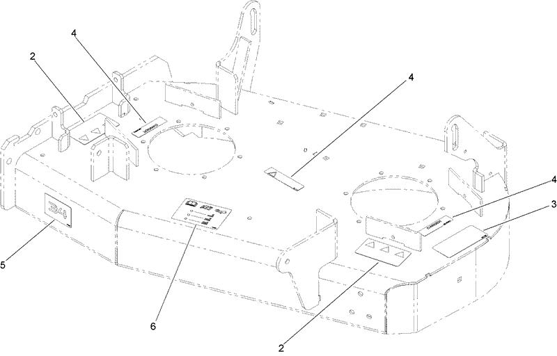 Deck Decal Assembly No 114 0521
