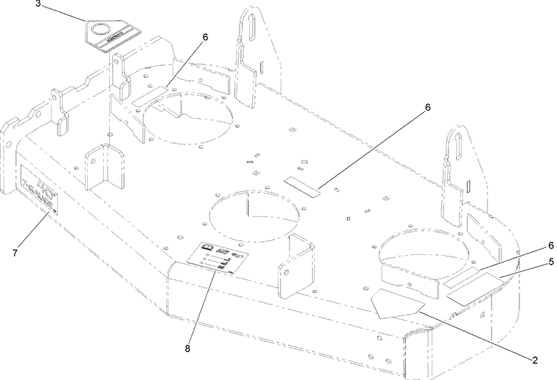 Deck Decal Assembly No114 0518
