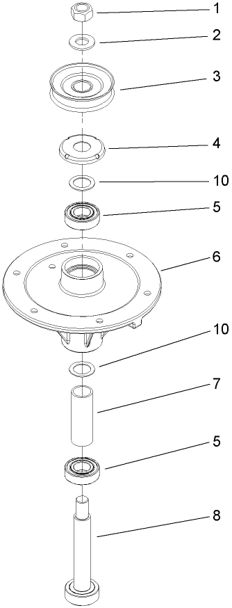 Spindle Assembly No 110 9963