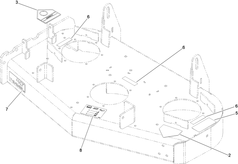 Deck Decal Assembly No 114 0518