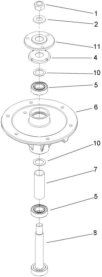 Spindle Assembly No 114 0460