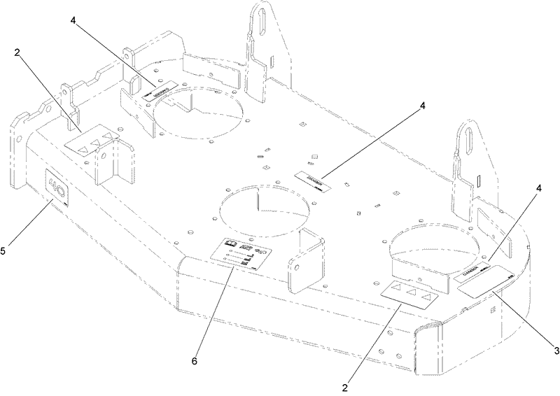 Deck Decal Assembly No 114 0523
