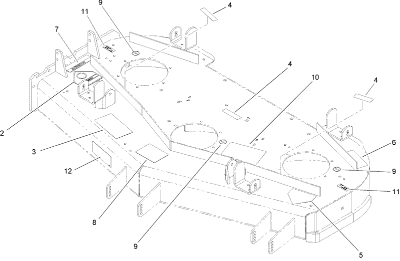 Deck Decal Assembly No 107 1693