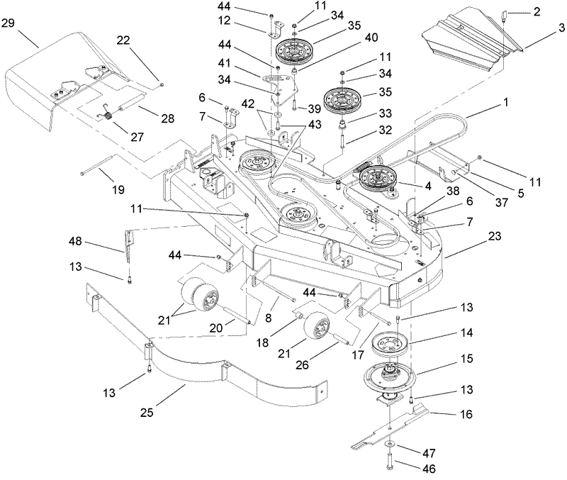 Deck Assembly No 107 1694