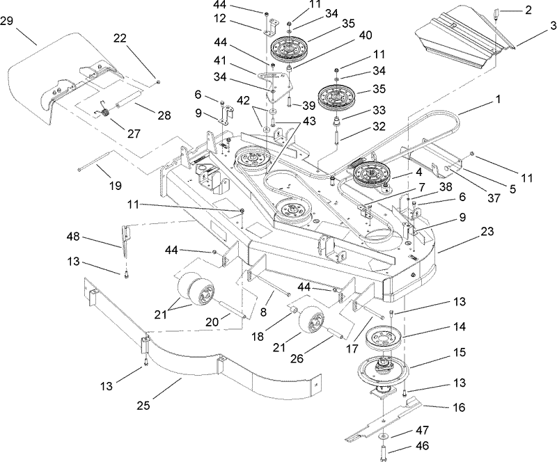 Deck Assembly No 107 1694