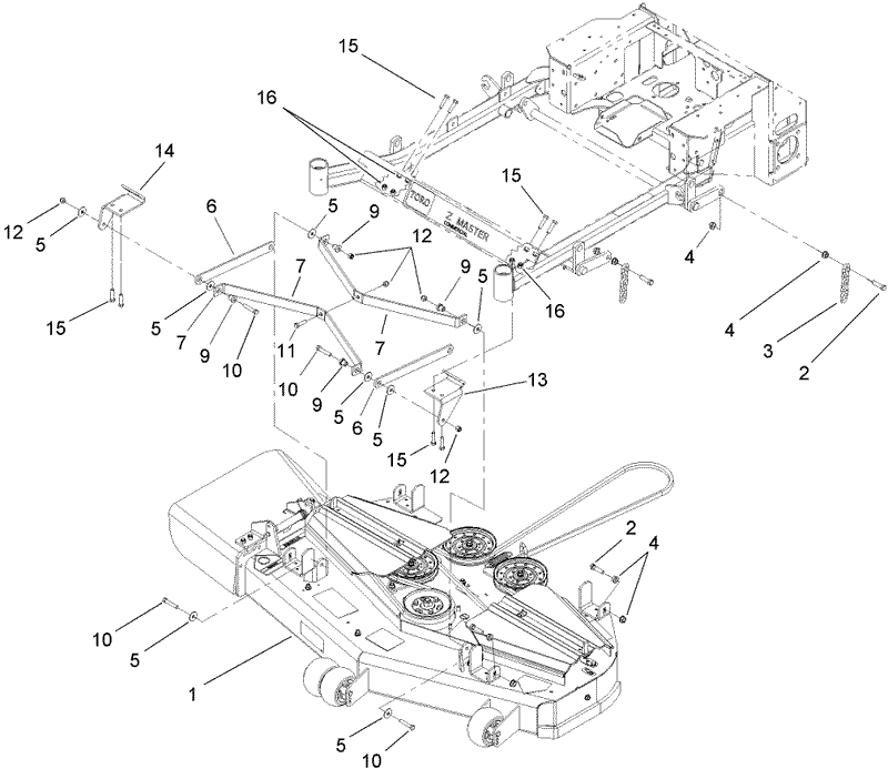 Deck Mounting Assembly