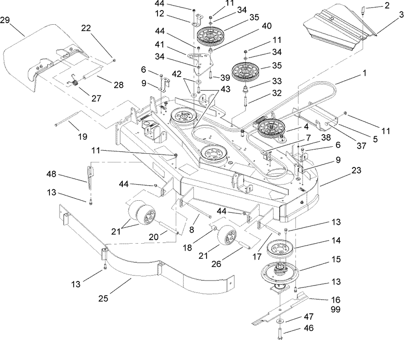 Deck Assembly No 107 1694