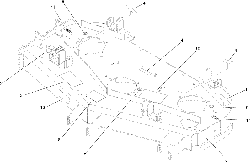 Deck Decal Assembly No 107 1693