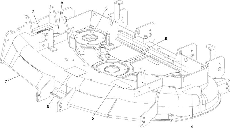 Deck Decal Assembly No 107 8580
