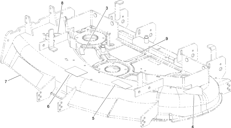 Deck Decal Assembly No 107 8580