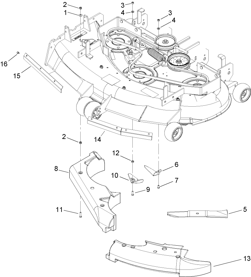Deck Recycler Kit Assembly