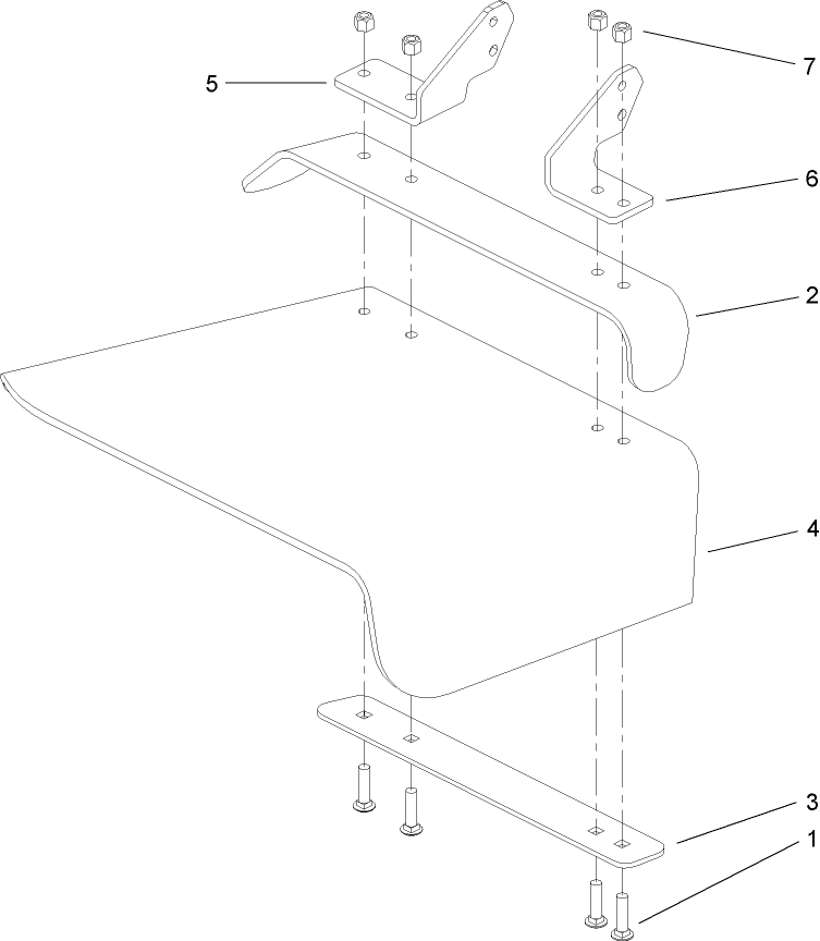 Rubber Deflector Assembly No 108 4060