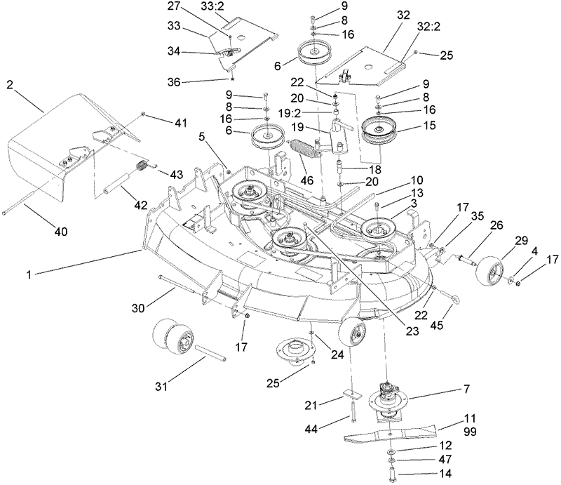 Deck Assembly No 107 1678
