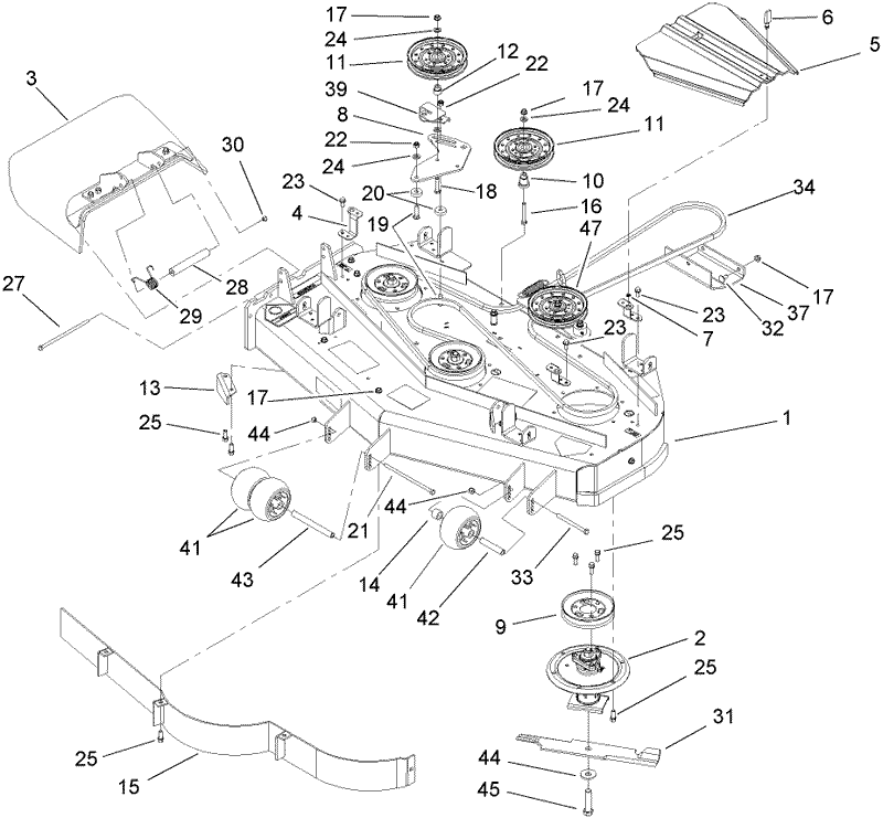 Deck Assembly No 107 1667