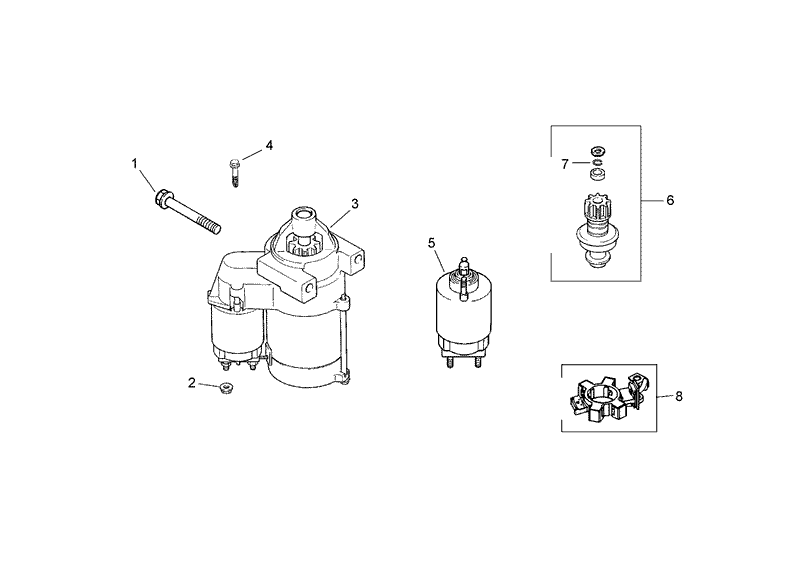 Starting System Assembly Kohler CV493S 27528