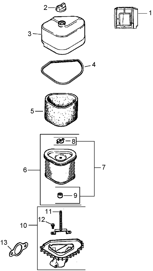 Air IntakeFiltration Assembly Kohler CV493S 27528