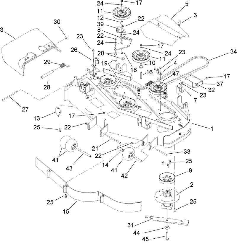 Deck Assembly No 107 1667