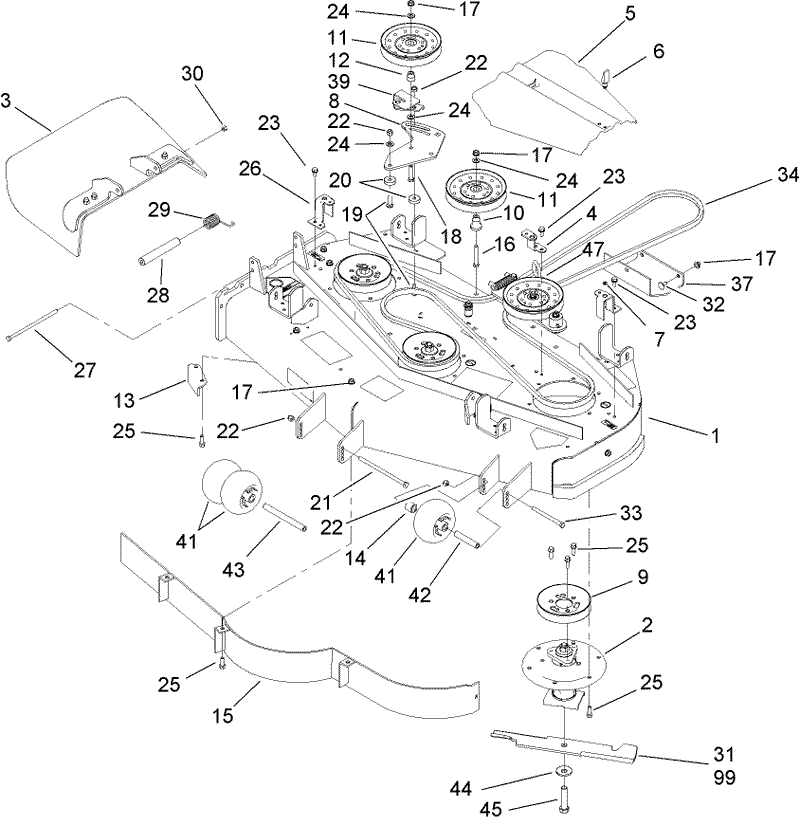 Deck Assembly No 107 1667