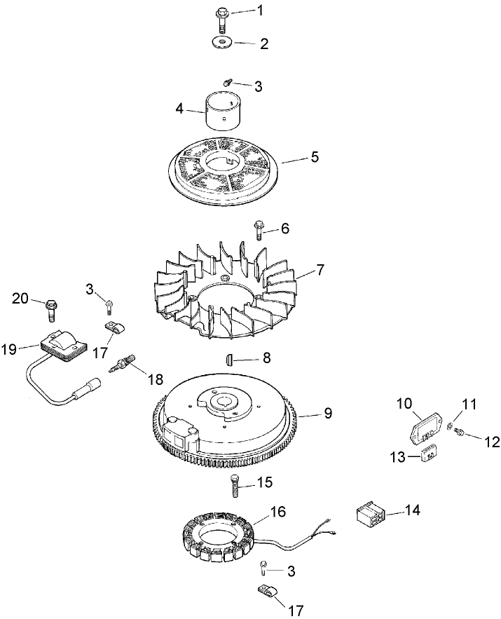 IgnitionElectrical Assembly Kohler CV493S 27528