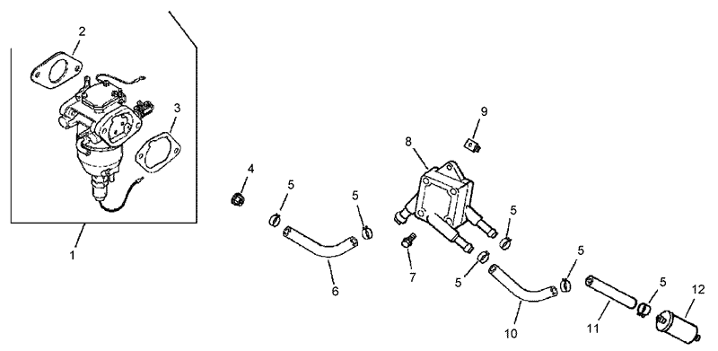 Fuel System Assembly Kohler CV20S 65601