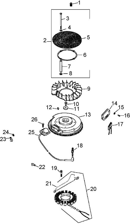 Ignition Electrical Assembly Kohler CV20S 65601