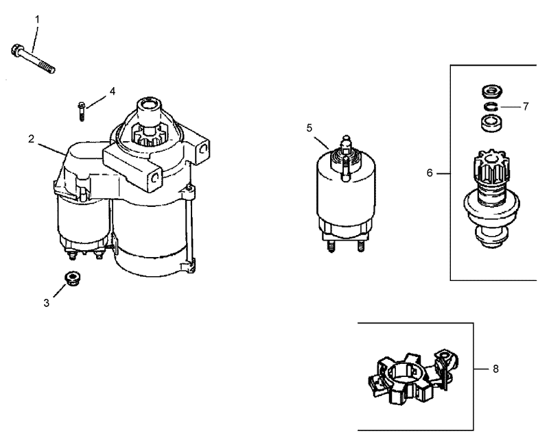 Starter Assembly Kohler CV20S 65601