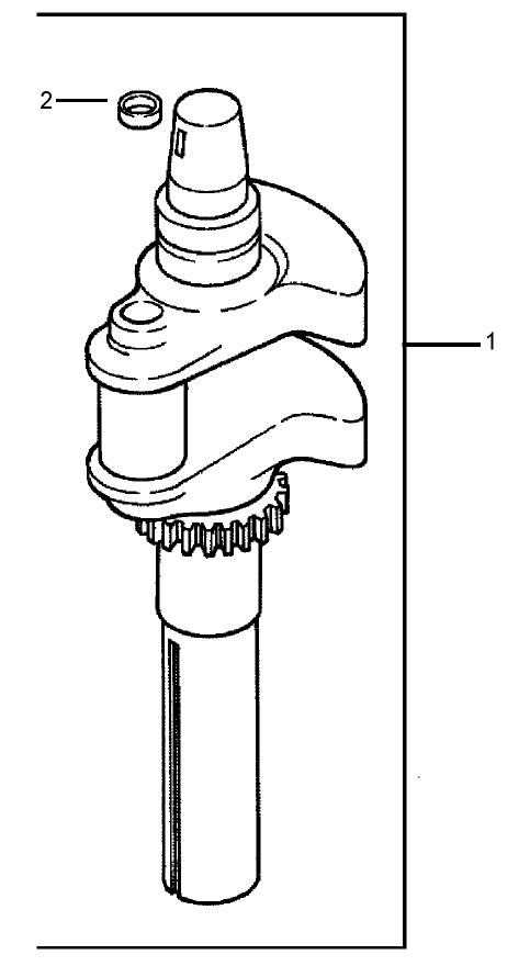 Crankshaft Assembly Kohler CV20S 65601