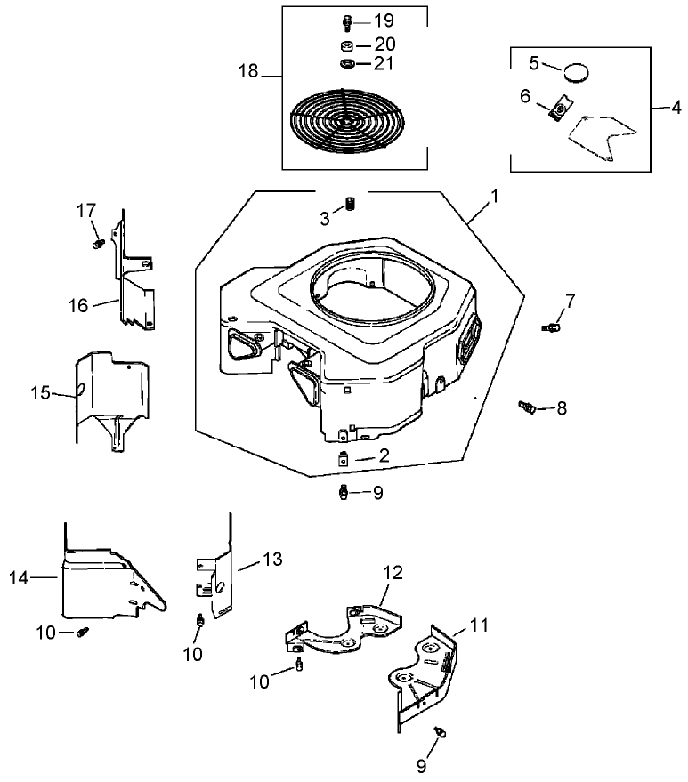 Lower Housing Assembly Kohler CV20S 65601