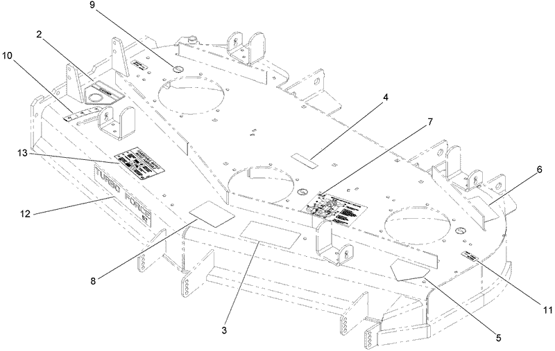 Deck Decal Assembly No 107 1669