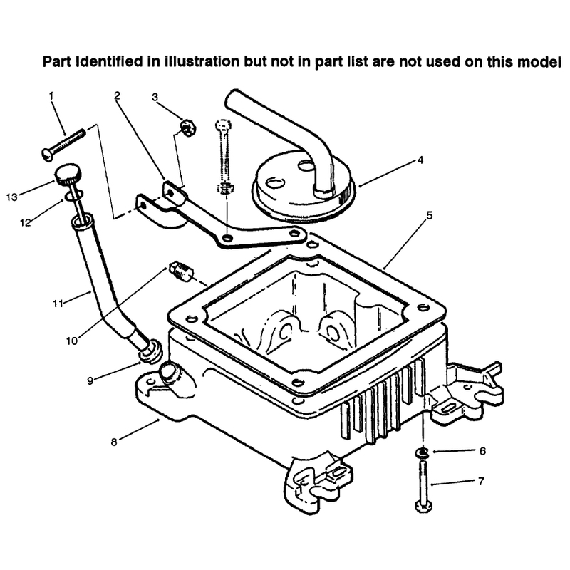 Oil Fill Tube and Base