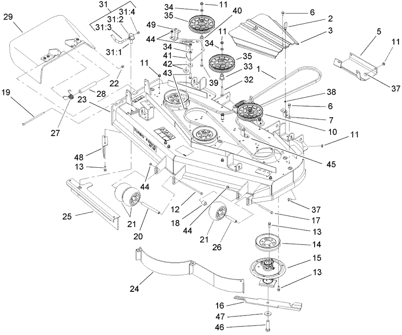 Deck Assembly No 107 1671