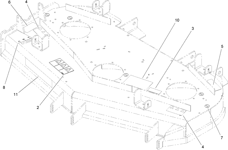 Deck Decal Assembly No 107 1668