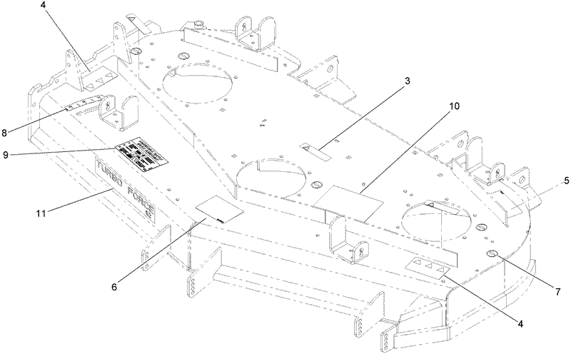 Deck Decal Assembly No 107 1668