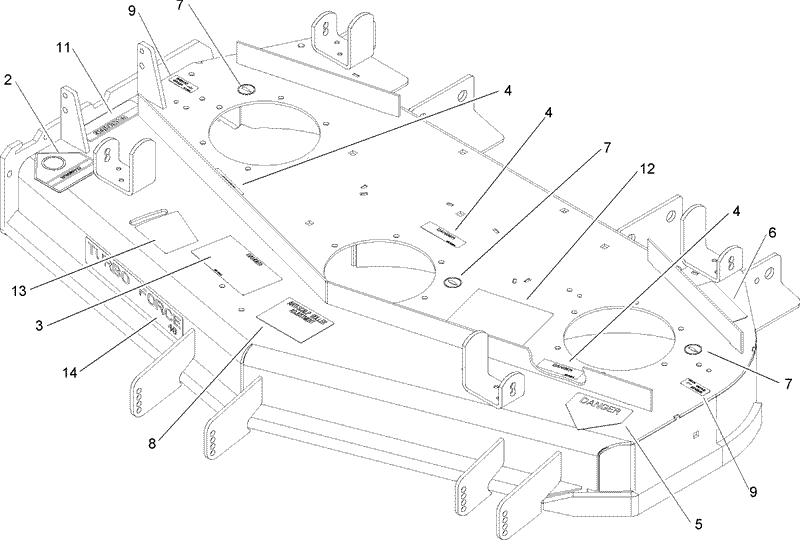 Deck Decal Assembly No 107 8515