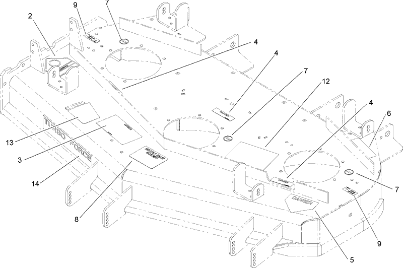 Deck Decal Assembly No 107 8515