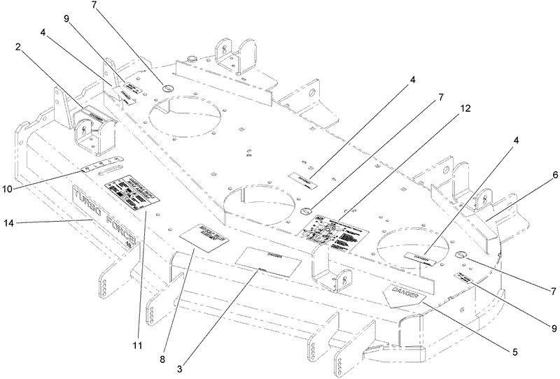 Deck Decal Assembly No 107 8515