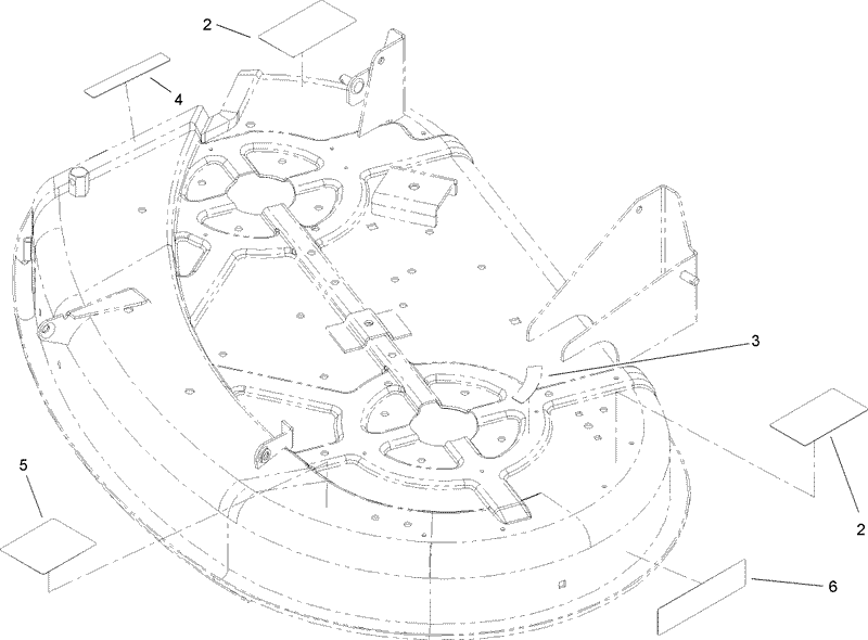 38in Deck Decal Assembly No 107 9139