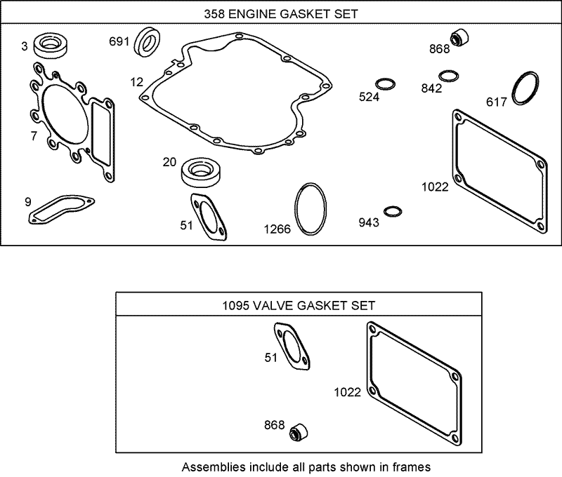 Gasket Kit Briggs and Stratton 31P777 0125 E1