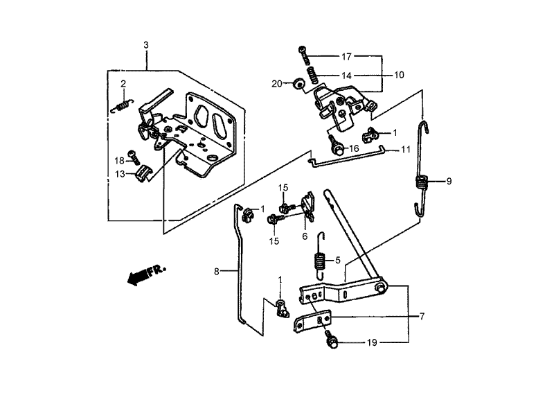 Control Assembly Honda GXV530 EXA2LB