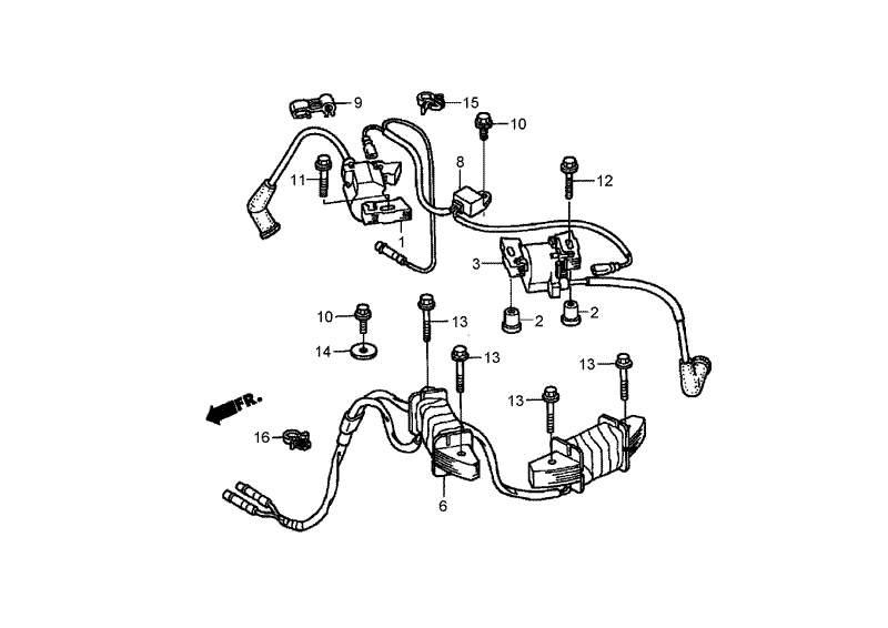 Ignition Coil Assembly Honda GXV530 EXA2LB