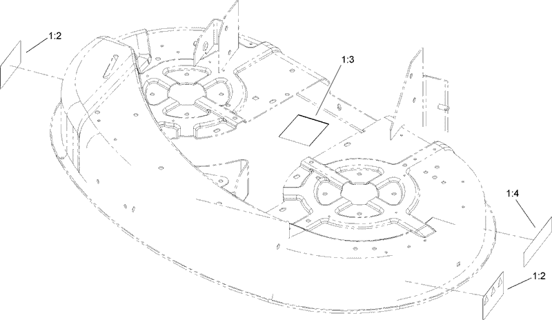 38 Inch Deck Assembly No 110 8554