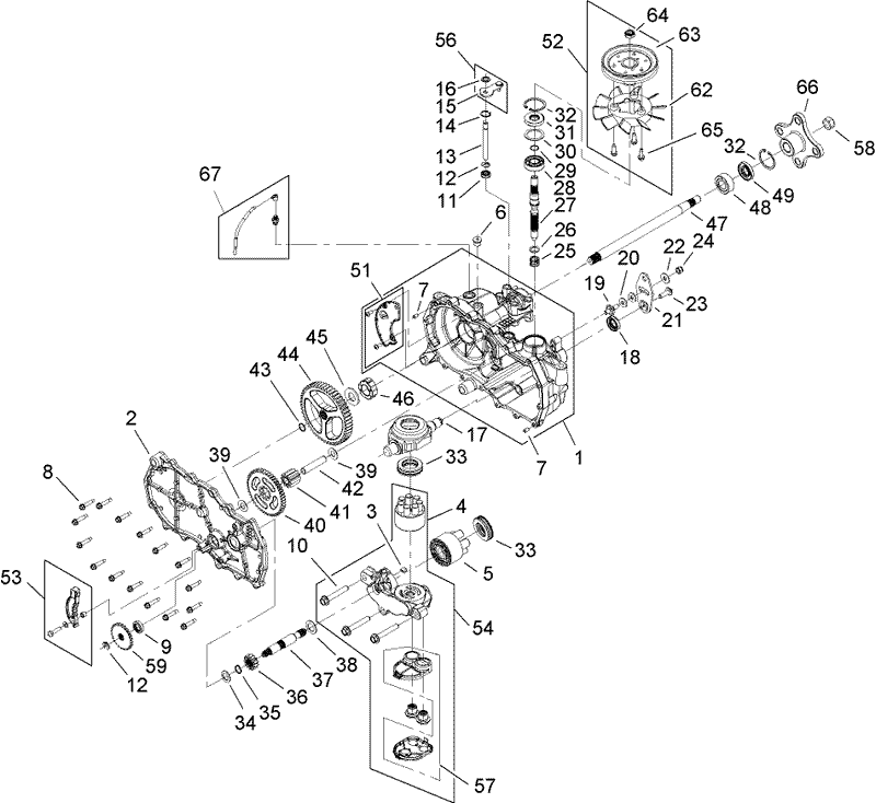 RH Hydro Transaxle Assembly No 112 4761