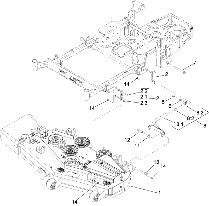 Deck Connection Assembly