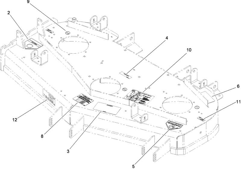 Deck Decal Assembly No 114 1523