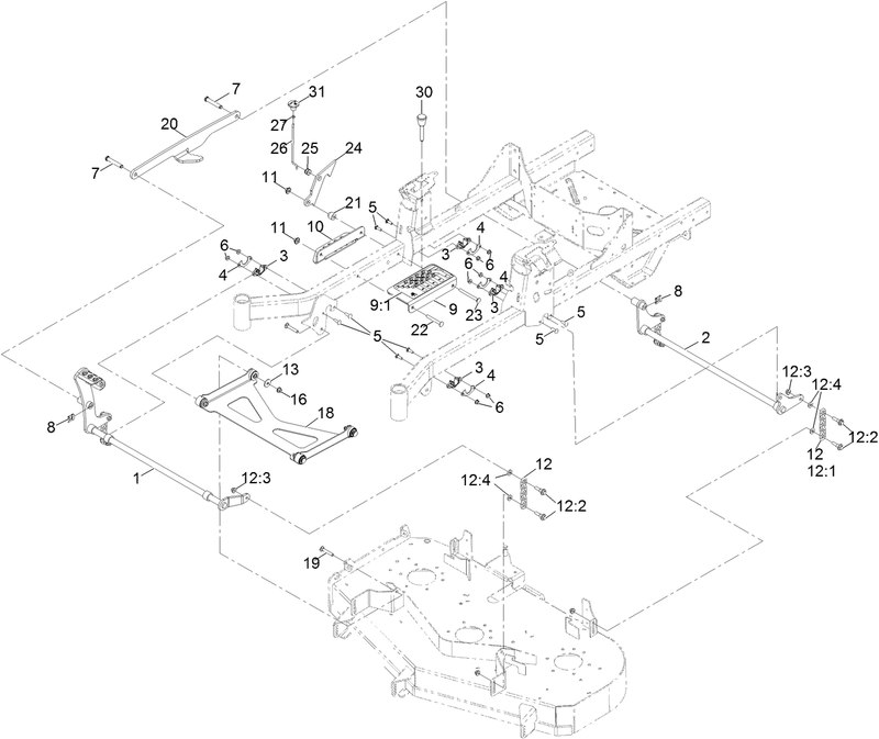 Deck Lift Assembly